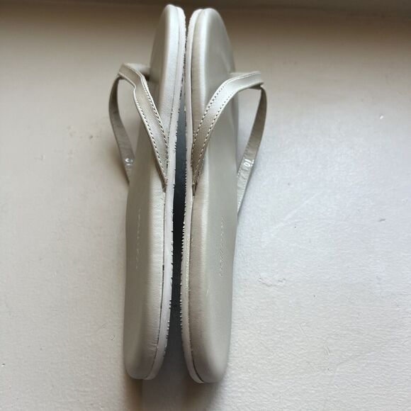 Hari Mari Cloud Light Taupe Gray Toe Post Thong Flip Flop Sandal Women’s 10 - Picture 15 of 16